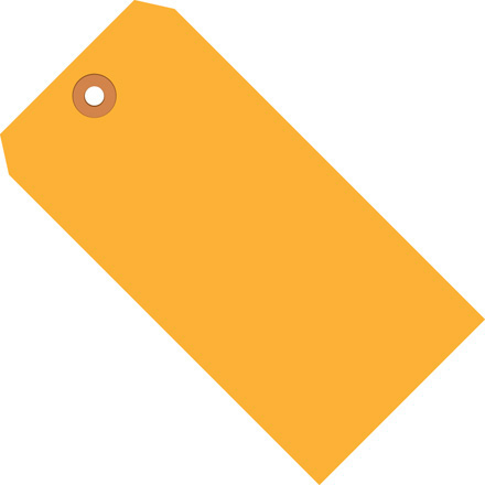 2 <span class='fraction'>3/4</span> x 1 <span class='fraction'>3/8</span>" Fluorescent Orange 13 Pt. Shipping Tags