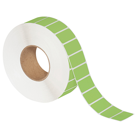 2 x 1" Green Thermal Transfer Labels